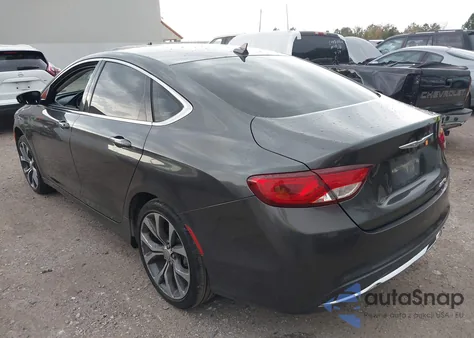 2015 Chrysler 200 C from USA, damaged, VIN 1C3CCCCB5FN501274